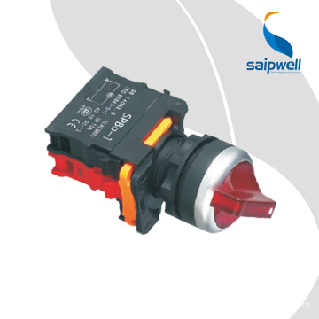 SAIP/SAIPWELWWELL El botón de giro más nuevo de dos posiciones impermeabiliza el botón de botón eléctrico